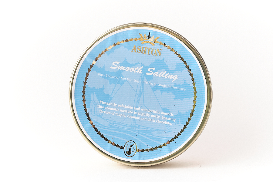 Ashton Smooth Sailing Pipe Tobacco | 50g Tin | Mom's Cigars