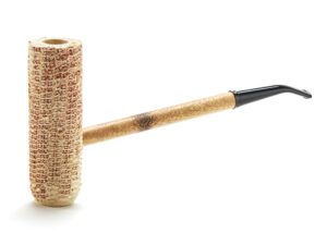 Missouri Meerschaum MacArthur Classic Natural Bent Corn Cob Pipe