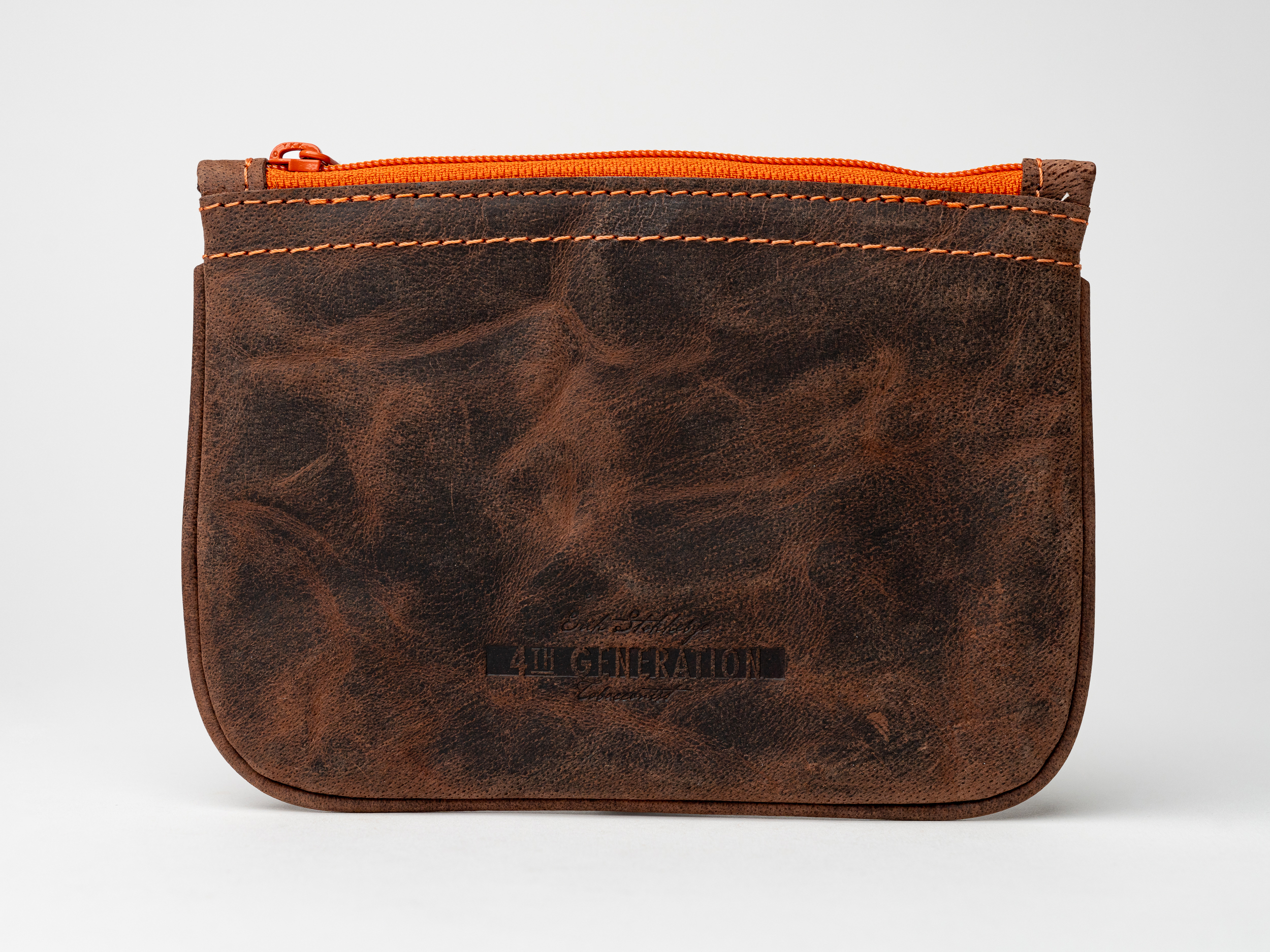 4th Generation Zipper Tobacco Pouch (Brown or Black)