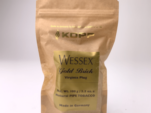 Wessex Gold Brick Virginia Plug Pipe Tobacco