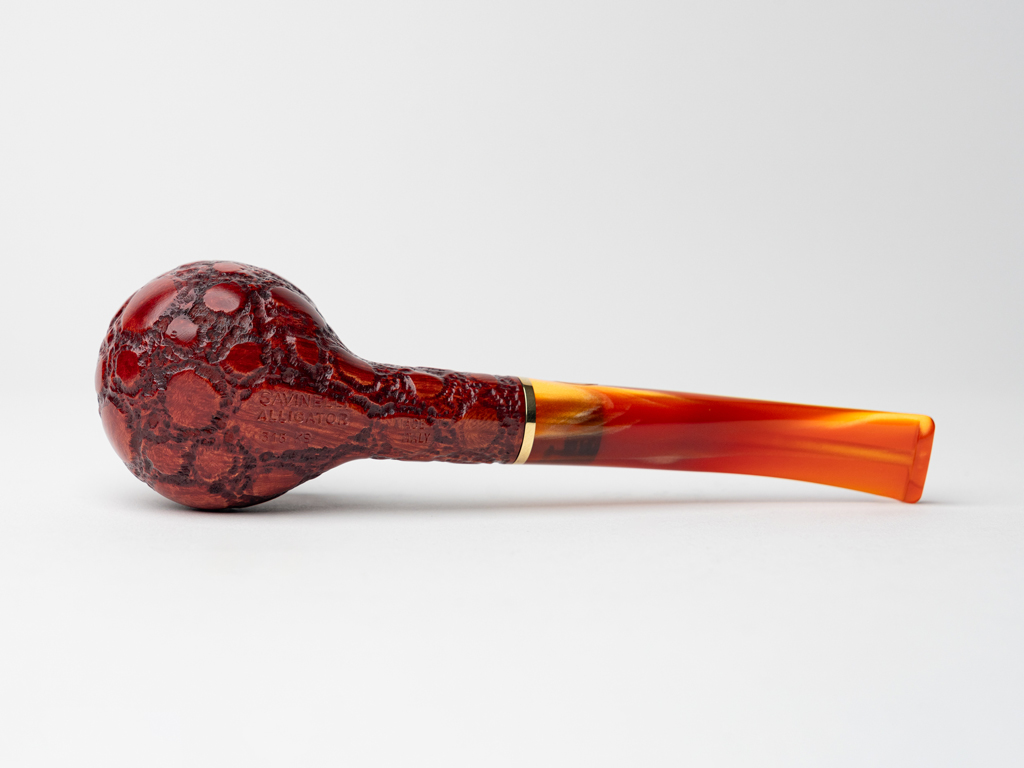 Savinelli Alligator Red (315 KS) (6mm) Tobacco Pipe - The Country