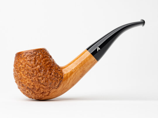 Ascorti Business Rusticated Bent Apple (AR)Tobacco Pipe