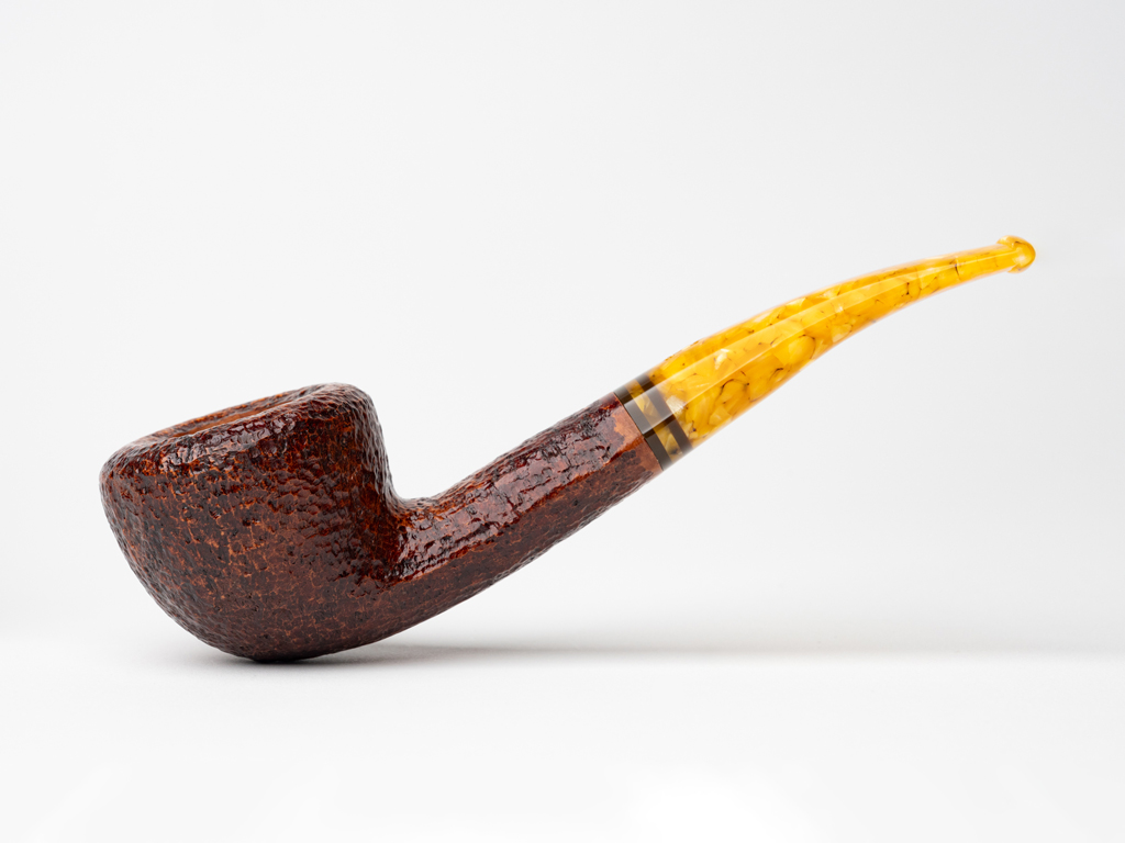 Savinelli Miele Brown Rusticated (316 KS) (6mm) Tobacco Pipe - The