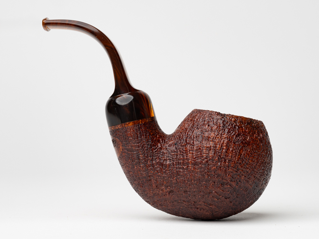 Moonshine Sandblasted Cannonball Tobacco Pipe - The Country