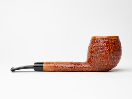 Luigi Viprati Sandblasted Apple Tobacco Pipe - Image 2