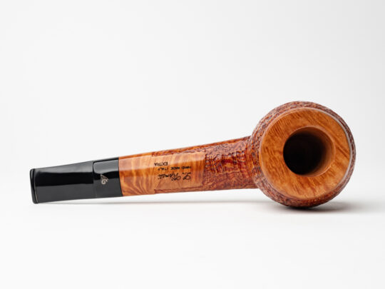 Luigi Viprati Sandblasted Apple Tobacco Pipe - Image 3