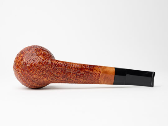 Luigi Viprati Sandblasted Apple Tobacco Pipe - Image 4