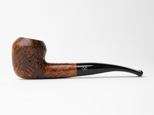 Brigham System Sandblasted (026S) (Rock Maple Inserts) Tobacco Pipe