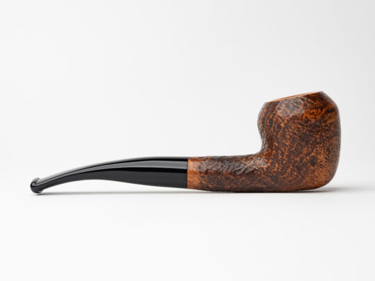 Brigham System Sandblasted (026S) (Rock Maple Inserts) Tobacco Pipe - Image 2