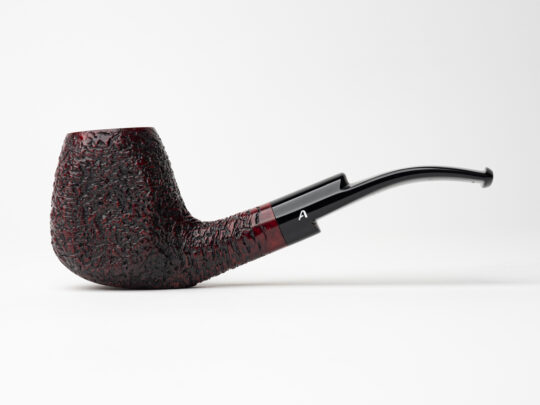 Ascorti Business Bent Paneled Brandy (AR) Tobacco Pipe