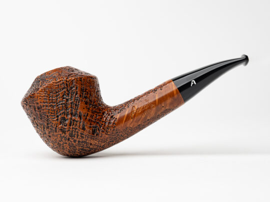 Ascorti ARB Bent Paneled Rhodesian (AR) Tobacco Pipe