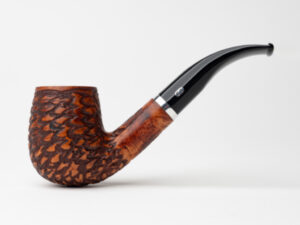 Chacom Rustic Bent Billiard (1202) (9mm) Tobacco Pipe
