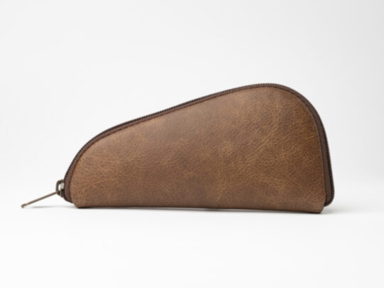 Dark Fired Leather Pipe Wallet - Image 3