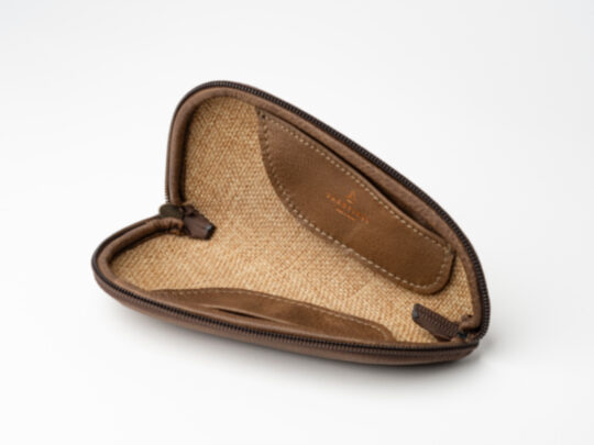 Dark Fired Leather Pipe Wallet - Image 5