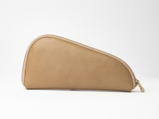 Dark Fired Leather Pipe Wallet