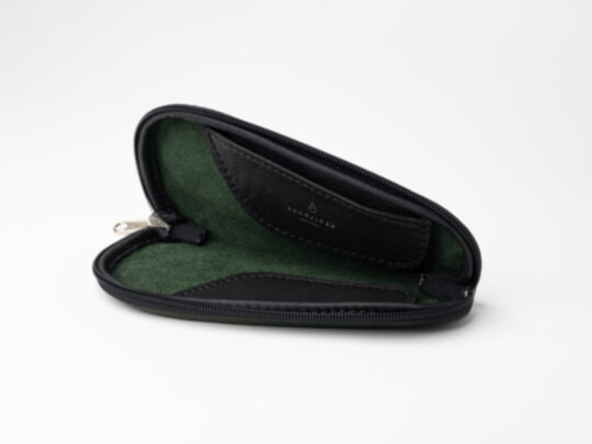Dark Fired Leather Pipe Wallet - Image 3