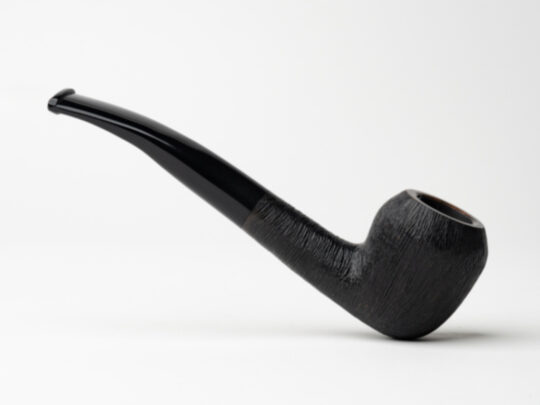 Brigham System Rusticated (026S) (Rock Maple Inserts) Tobacco Pipe - Image 2