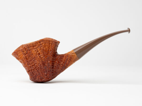 Nate King Sandblasted Dublin Tobacco Pipe