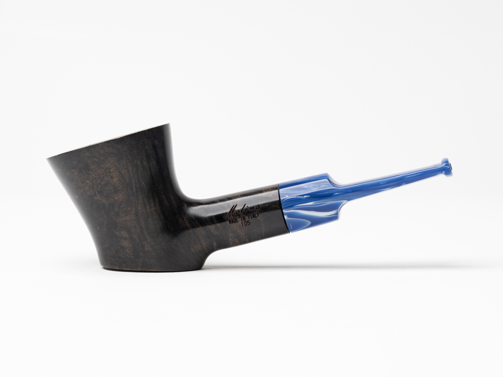 molina tobacco pipes Barasso Smooth Natural (M1) (9mm) Pipe Molina Striato Pipe Sand Brown