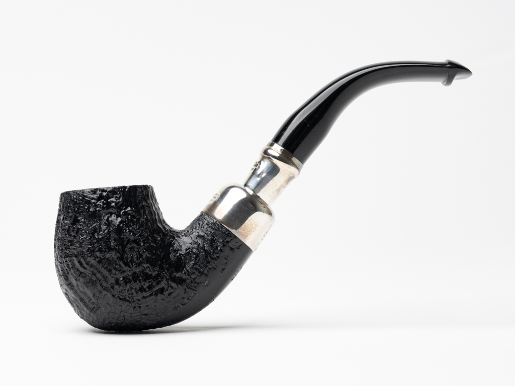 Peterson System Spigot Sandblasted (314) PLip Tobacco Pipe The