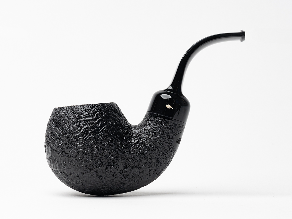 Moonshine Sandblasted Cannonball Tobacco Pipe