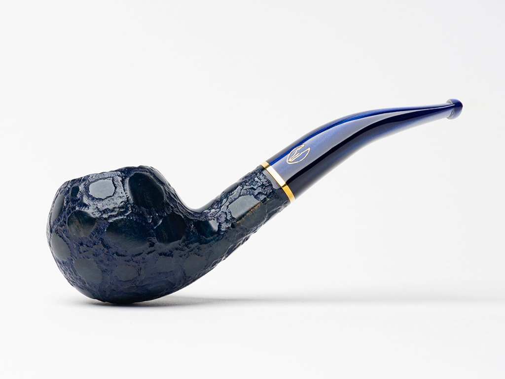 Savinelli Alligator Blue (673 KS) (6mm) Tobacco Pipe - The Country