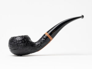 Brebbia Serie '1960' Nera Sabbiata (601) Tobacco Pipe