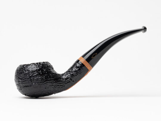 Brebbia Serie '1960' Nera Sabbiata (601) Tobacco Pipe