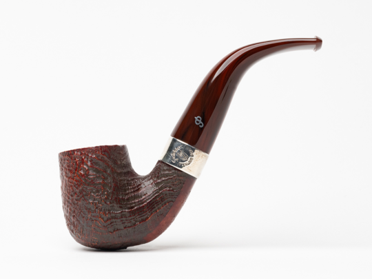 Peterson Irish Harp Sandblasted (338) Fishtail Tobacco Pipe