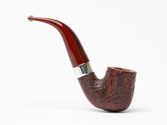 Peterson Irish Harp Sandblasted (338) Fishtail Tobacco Pipe - Image 2