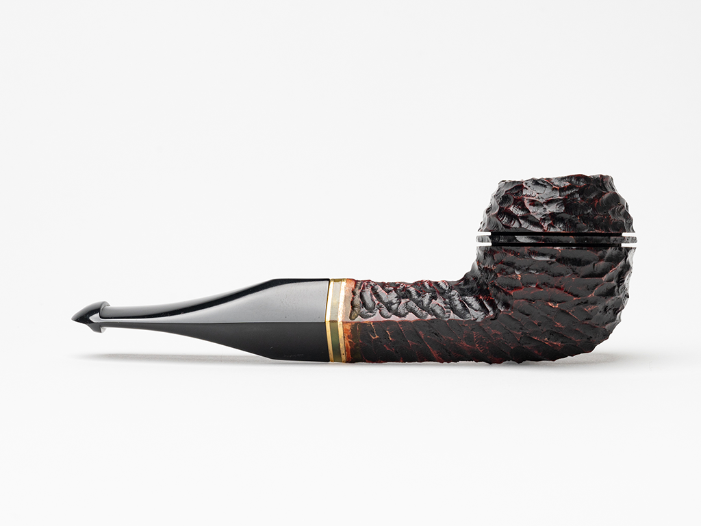 Peterson Emerald Rusticated (150) P-Lip Tobacco Pipe