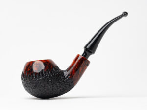Nording Erik The Red Partially Rusticated Rhodesian Tobacco Pipe