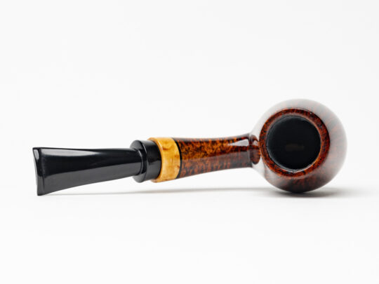 Romijn Pipes Smooth Bent Brandy Tobacco Pipe - Image 3