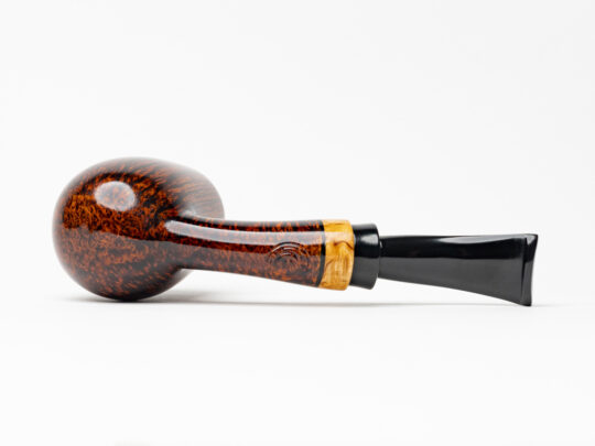 Romijn Pipes Smooth Bent Brandy Tobacco Pipe - Image 4