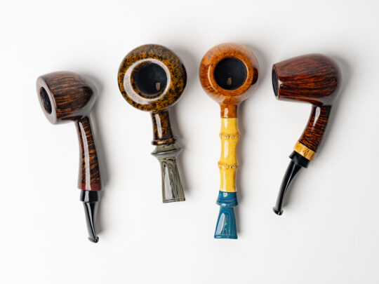 Romijn Pipes Smooth Bent Brandy Tobacco Pipe - Image 5
