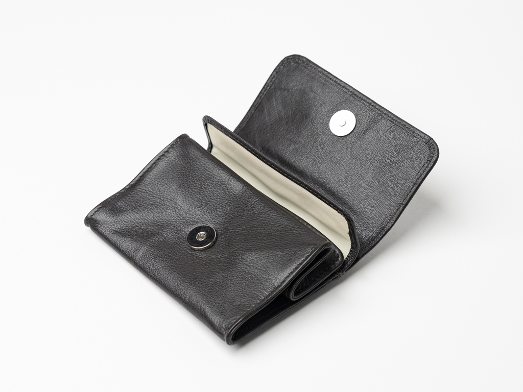 Genuine Leather Box Tobacco Pouch (Suede, Black or Brown) - Image 6