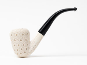 Paykoc Bent Acorn Lattice Meerschaum Tobacco Pipe