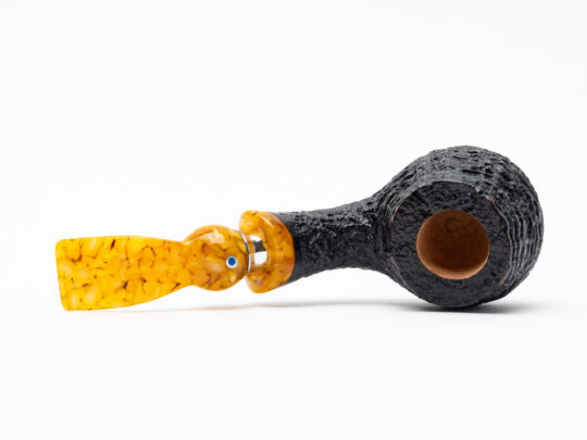 Ardor Urano Sabbiata Fantasy Bent Volcano Tobacco Pipe (2025) - Image 3