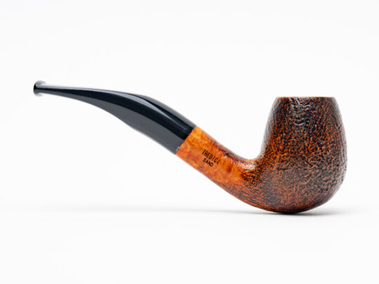 Ascorti Sandblasted Tredici Bent Billiard Tobacco Pipe - Image 2