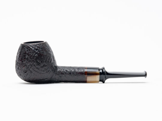Smokin Barrel Briars "Kazar" Sandblasted Apple w/ Ox Horn