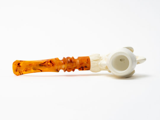 Servi-Meerschaum Carved Eagle Claw Tobacco Pipe - Image 3