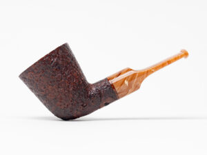 Moonshine Stublin Leather Blast (MS04) Tobacco Pipe