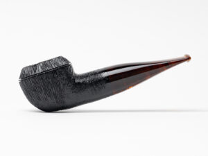 BriarWorks Classic Bullcap Rhodesian Dark Rusticated (C52) Tobacco Pipe