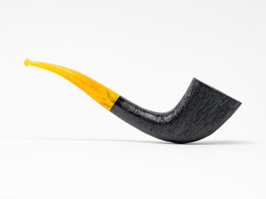 BriarWorks Zulu Dark Rusticated (C10) Tobacco Pipe - Image 2