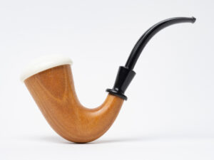 Paykoc Mahogany Wood Calabash Tobacco Pipe (Large)
