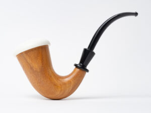 Paykoc Mahogany Wood Calabash Tobacco Pipe (Large)