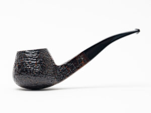 Caminetto Sandblasted Bent Brandy (06) (43) (AT) Tobacco Pipe
