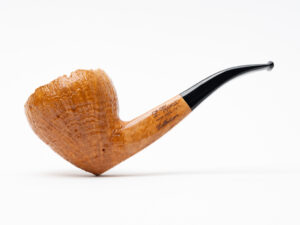Luigi Viprati Collection Sandblasted Acorn Sitter Tobacco Pipe