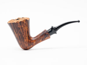 Chacom Fleur Smooth Contrast Bent Dublin Tobacco Pipe