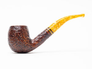 Savinelli Miele Brown Rusticate (601) (6mm) Tobacco Pipe